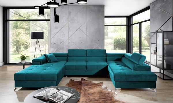 Wohnideebilder Eduardo Grün Ecksofas & Eckcouches Edr_106