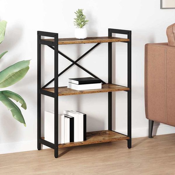 vidaXL Bücherregal Altholz 60 x 30 x 85 cm Holzwerkstoff 868399