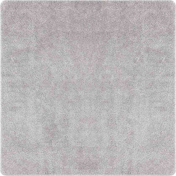 vidaXL Anti-Rutsch Shaggy Teppich Grau 120 x 120 cm PP 4019776
