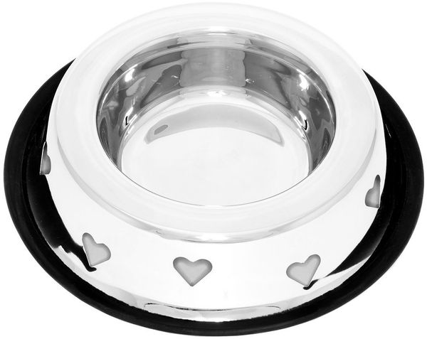 Brillibrum Futternapf Edelstahl Napf Fressnapf Futternapf Wasserschale Trinkschale, Edelstahl