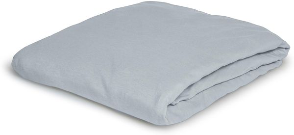 Irisette Vesuv Kuschel Jersey Spannbetttuch Bettlaken 90 x 190 cm - 100 x 200 cm 21 taubenblau