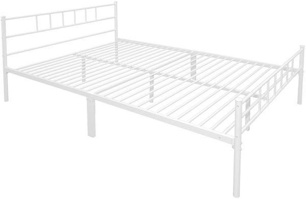 OTTO home Metallbett Amrum Bett Bettgestell Bettrahmen Einzelbett Doppelbett Stahlbett (2m Länge und in 4 Breiten wählbar - 90, 140, 160, 180 cm), Schlafzimmerbett inkl. 26 Lattenroste zum Schutz der Matratze