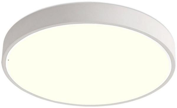 Natsen Deckenleuchte Runde LED Deckenlampe, 36W, Warmweiß 3000K, Schlafzimmer Lampe Küchenlampe 40x40x4 cm, Weiß