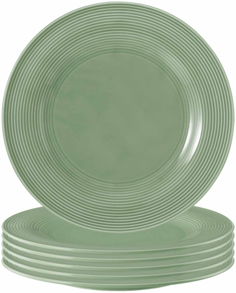 Seltmann Weiden Beat Color Glaze Speiseteller ø 27,7 cm 6er Set Salbeigrün