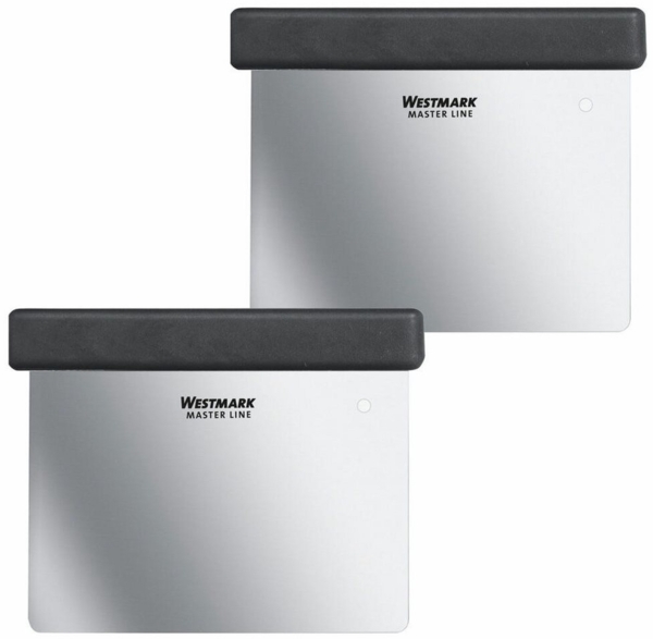 WESTMARK Teigschaber 2 Stk, Profi-Teigschaber/Spachtel, mit Griff, flexible Klinge