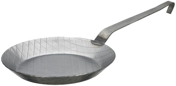 GSW 860550 GastroTraditionell, Eisen geschmiedete Pfanne - ⌀24 cm, Grau