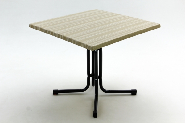 Gardissimo SAFARI Gartentisch Klapptisch Topalit-Platte 70x70 cm klappbar