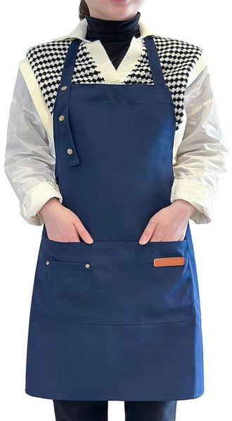 Agger Kochschürze für Damen und Herren mit verstellbaren Trägern und großen Taschen, (1-tlg), wasserdichte Kochschürze, ideal auch als Grillschürze