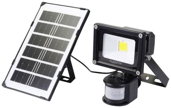 Sygonix SY-5461108 Solar-Spot mit Bewegungsmelder 10 W Neutralweiß