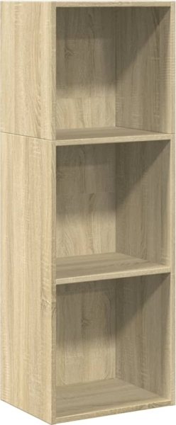 vidaXL Bücherregal Sonoma-Eiche 40x30x114 cm Holzwerkstoff 857869