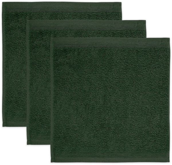 Möve Superwuschel Seiftuch 30x30 cm aus 100% Baumwolle, Cypress 3er Set