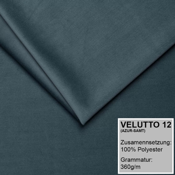 A&J MöbelLand 'Sonic' Polsterbett, Polyester, Azur, 120 x 200, mit Lattenrost, mit Bettkasten Bild 4