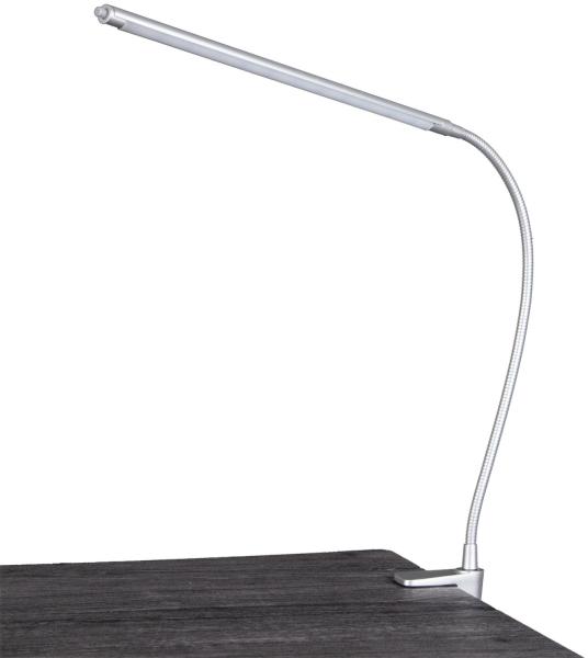 LED Klemmleuchte, Tischlampe, verstellbar, H 60 cm