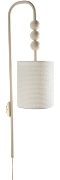 Wandlampe LOKY Metall Beige