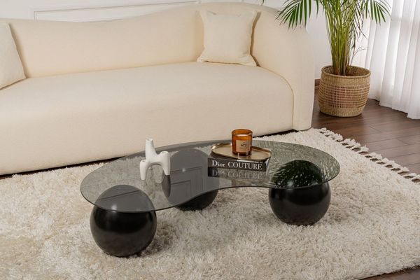 Skye Decor Couchtisch Sphere (1 Tisch), Organisch geformte Tischplatte