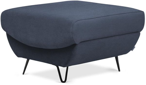 Wohnideebilder Silva Dunkelblau Fußhocker PU-SIL-40PO