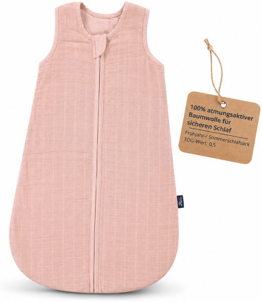 Alvi Mull-Schlafsack TOP, Uni Pink, 100
