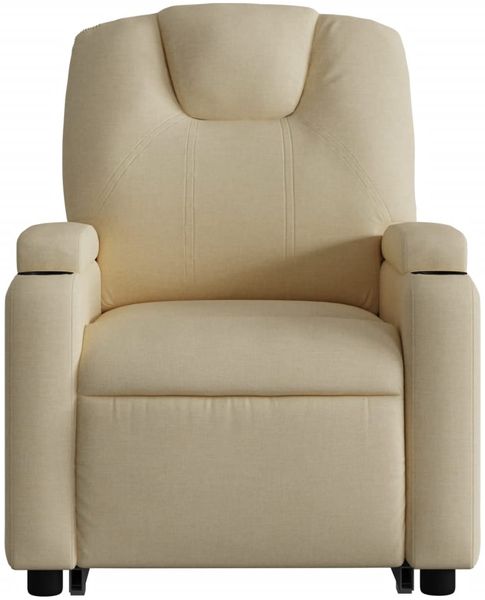vidaXL Massagesessel mit Aufstehhilfe Creme Stoff 3204389 Bild 9