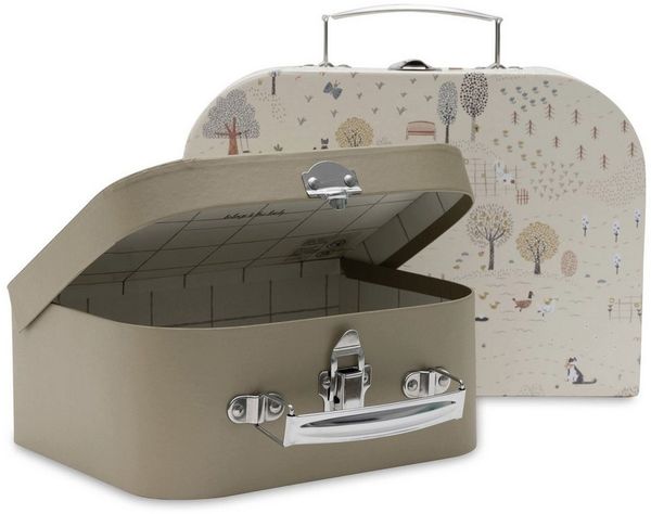 Jollein Spielkoffer – Tiny Park – 2er-Set Grün