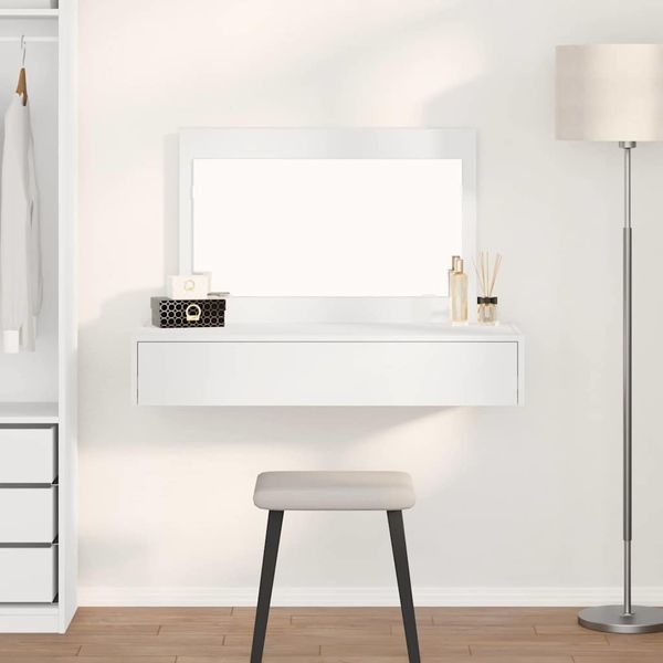 vidaXL Schminktisch mit Schubladen Weiß 100 x 40 x 70 cm Holzwerkstoff 865208