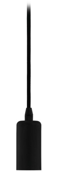 EGLO PENDEL E27 3M TEXTIL BASIC SCHWARZ