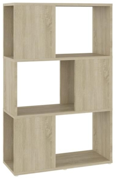 vidaXL Bücherregal Raumteiler Sonoma-Eiche 60x24x94 cm Holzwerkstoff 809074 Bild 1