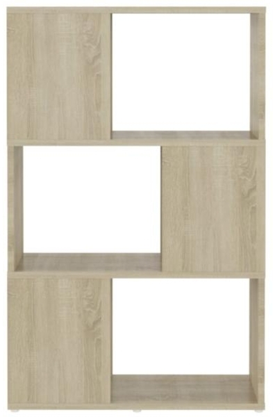 vidaXL Bücherregal Raumteiler Sonoma-Eiche 60x24x94 cm Holzwerkstoff 809074 Bild 5