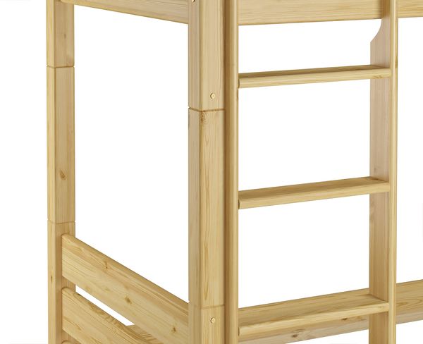 Erst-Holz Etagenbett Kiefer 80x200 cm, natur Bild 7