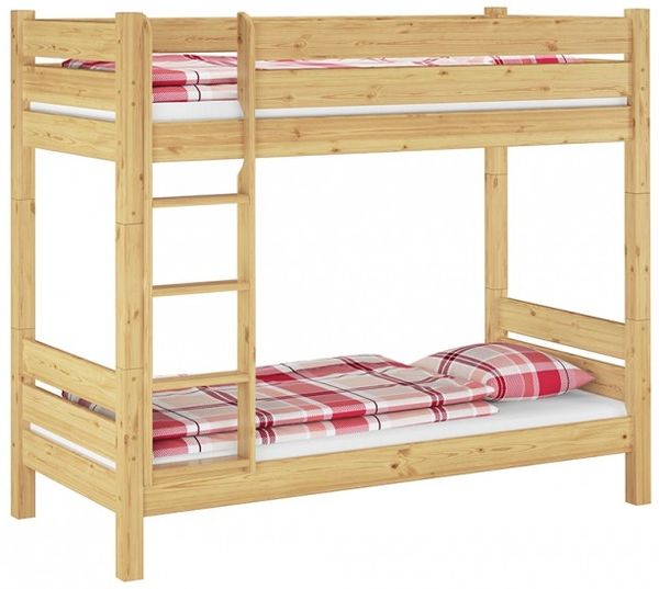 Erst-Holz Etagenbett Kiefer 80x200 cm, natur Bild 4