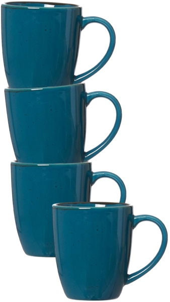 Ritzenhoff & Breker Taste Henkelbecher 340 ml petrol 4er Set