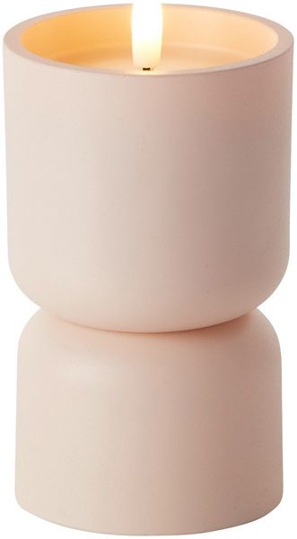 Brilliant LED Kerze batteriebetrieben mit Timer Ø 8 x 15 cm beige, Hellbraun Bild 2