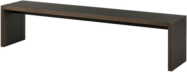Bank Eiche 193x40x45 dunkelbraun lackiert BEAMS #85