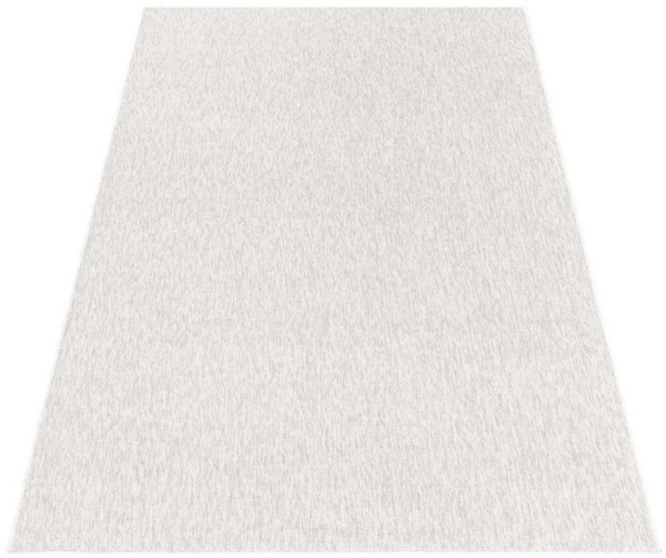 TaraCarpet Teppich TaraCarpet Teppich Osaka robustes Flachgewebe uni, rechteckig, Höhe: 7 mm, modern einfarbig creme Wohnzimmer Esszimmer Schlafzimmer 080x150 cm Bild 2