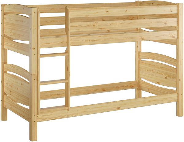 Erst-Holz Etagenbett Kiefer 90x200 cm, natur Bild 6