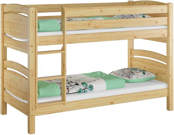 Erst-Holz Etagenbett Kiefer 90x200 cm, natur Bild 2