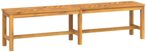Gartenbank, Sitzbank 180 cm Massivholz Akazie