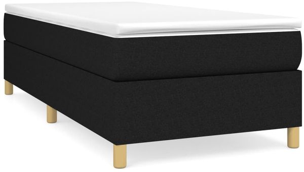 Boxspringbett Schwarz 80x200 cm Stoff [3120915] Bild 2