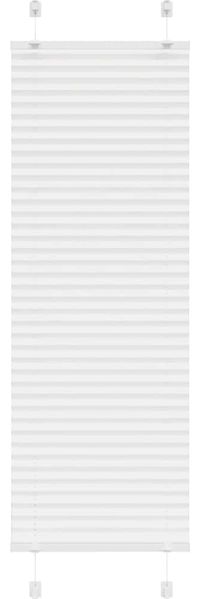vidaXL Plissee Weiß 40x100 cm Stoffbreite 39,4 cm Polyester 4015471