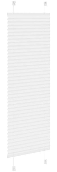 vidaXL Plissee Weiß 40x100 cm Stoffbreite 39,4 cm Polyester 4015471 Bild 4
