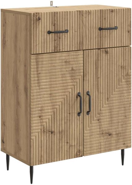 vidaXL Sideboard Artisan-Eiche 66 x 34,5 x 89,5 cm Holzwerkstoff 894874