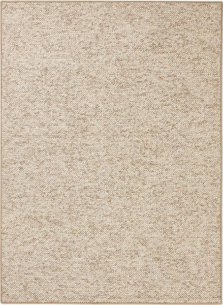 Woll-Optik Teppich Wolly Beige Braun - 60x90x0,1cm