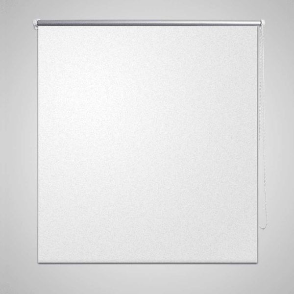 vidaXL Verdunkelungsrollo 84,4 x 175 cm, Stoffbreite 80 cm, Weiß 240107