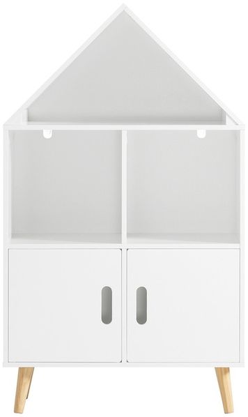 SoBuy KMB58-W Kinderregal, MDF, Lackiert, Weiß, 60 x 103 x 30 cm