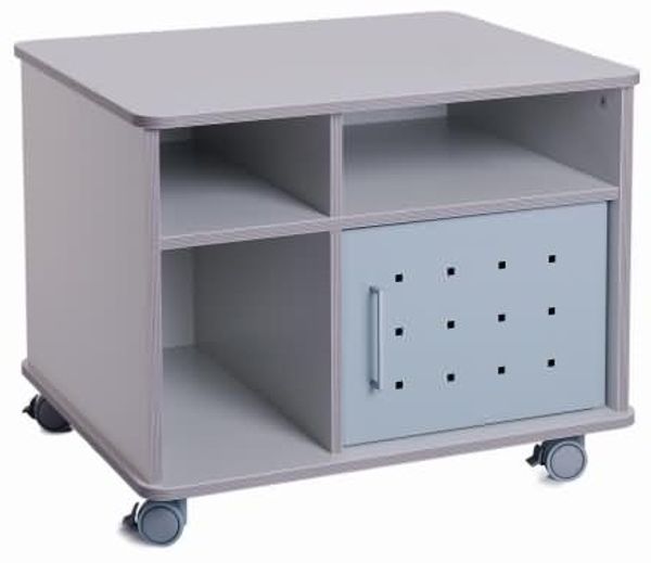 Rocada Kopier- und Druckerschrank RD4020/1 auf Rollen grau