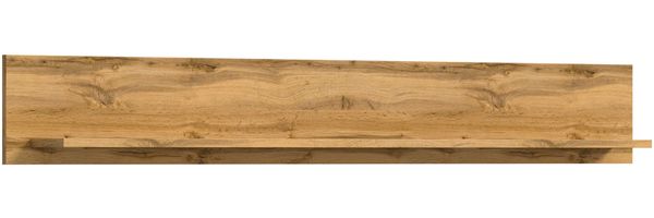 xonox. home Wohnen Jam X8BK6T50 Wandboard Wandregal Wandablage in Wotan Eiche Melamin und weiß Melamin, ca. B/H/T: 140 x 20 x 15 cm