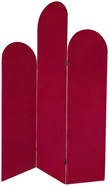 Vente-unique - CARMIDA Deko-Objekt Samt Rot - B 2 cm x H 180 cm x L 120 cm