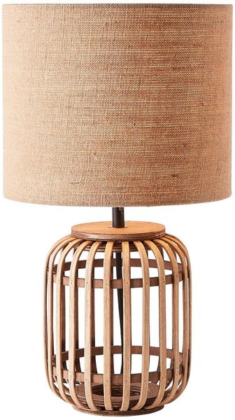 Brilliant Leuchten 93148-09 Tischleuchte Woodrow natur E27