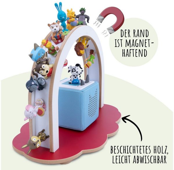 Holzura Kinderregal Das neue Tonie-Standregal – liebevoll gestaltet & praktisch zugleich