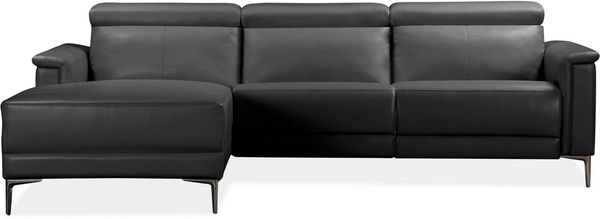 OTTO home Ecksofa LUND, L-Form, 261cm, man. o. elektr. Relaxfunktion (mit USB-A), und Kopfteilverstellung