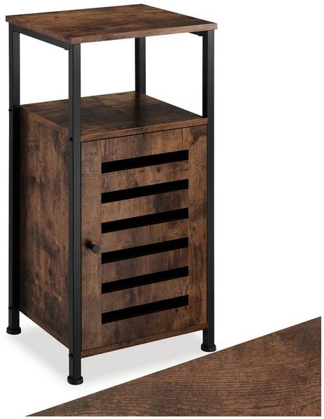 tectake Beistellschrank Durham (Komplettset, 1-St, inkl. Schlüssel) Industrial Style